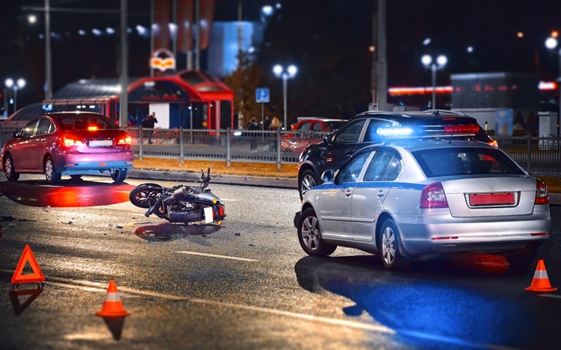 Motorcycle crash in Ventura